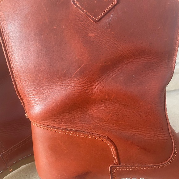 Sanita caramel cognac wood clog boot size 38 U. S. 7.5 - Picture 6 of 8